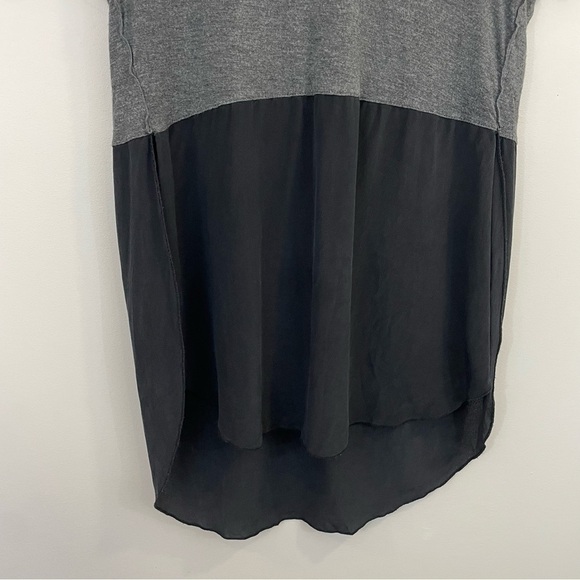 Wilfred with Silk Longline T-Shirt Womens M Grey Black Casual Top Office Career - Picture 4 of 10